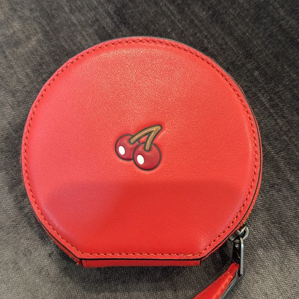 Coach x Pac-Man Cherry Coin Purse - Picture 5 of 5